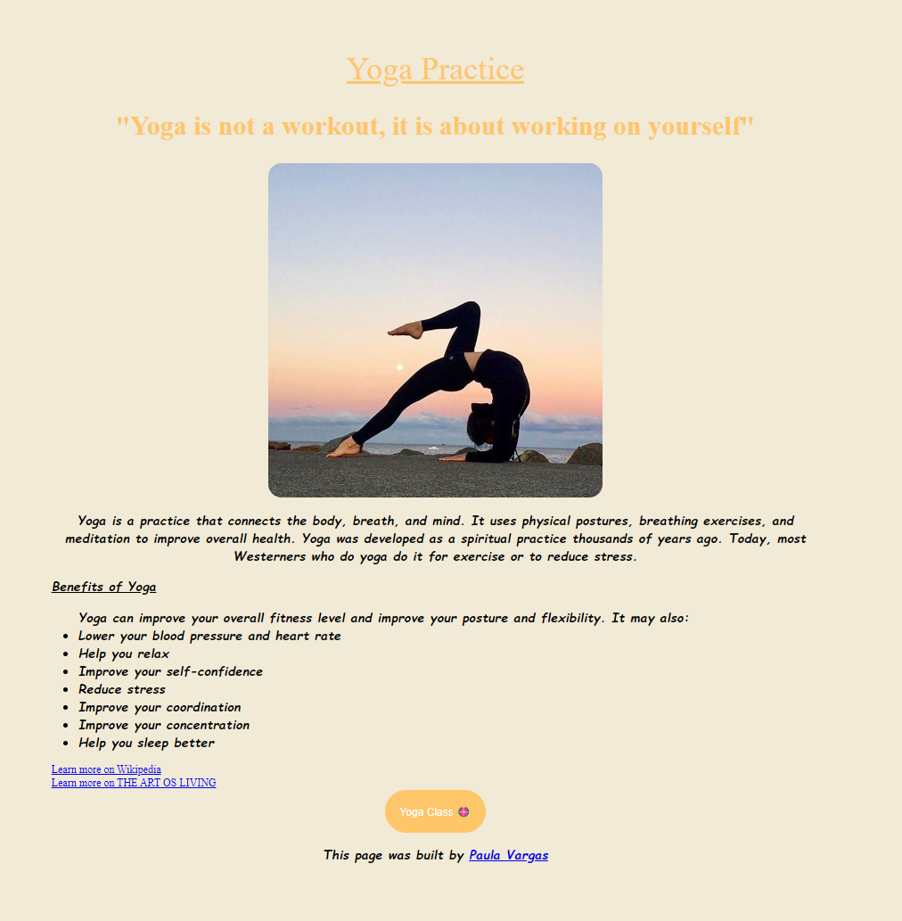 Yoga project preview